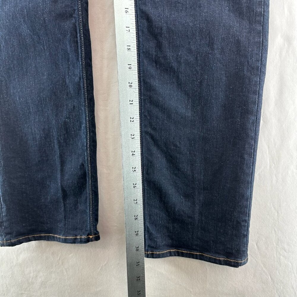 Volcom Solver Jeans Mens 30 Modern Fit Straight Leg Stretch Denim Dark Blue Wash - Picture 9 of 13